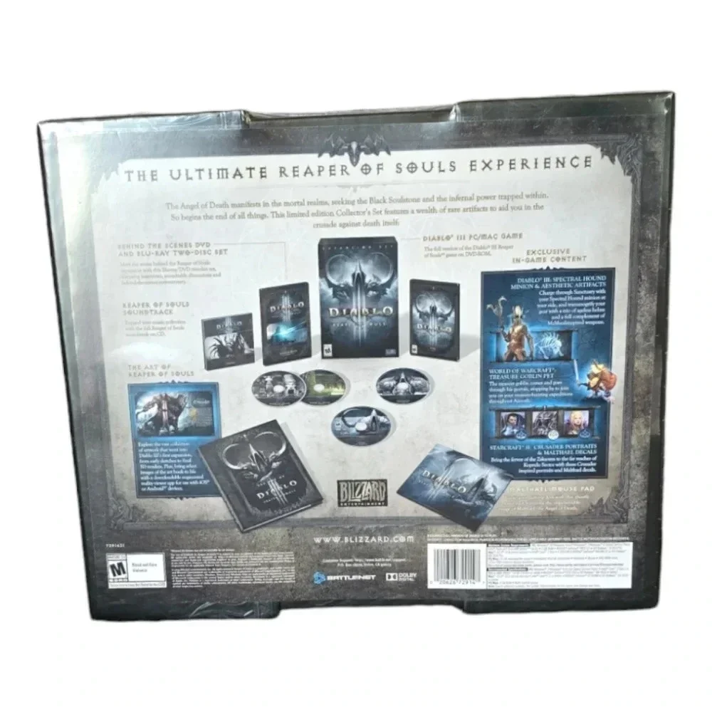BLIZZARD ENTERTAINMENT Diablo 3 Reaper Of Souls Collector's Edition NWT